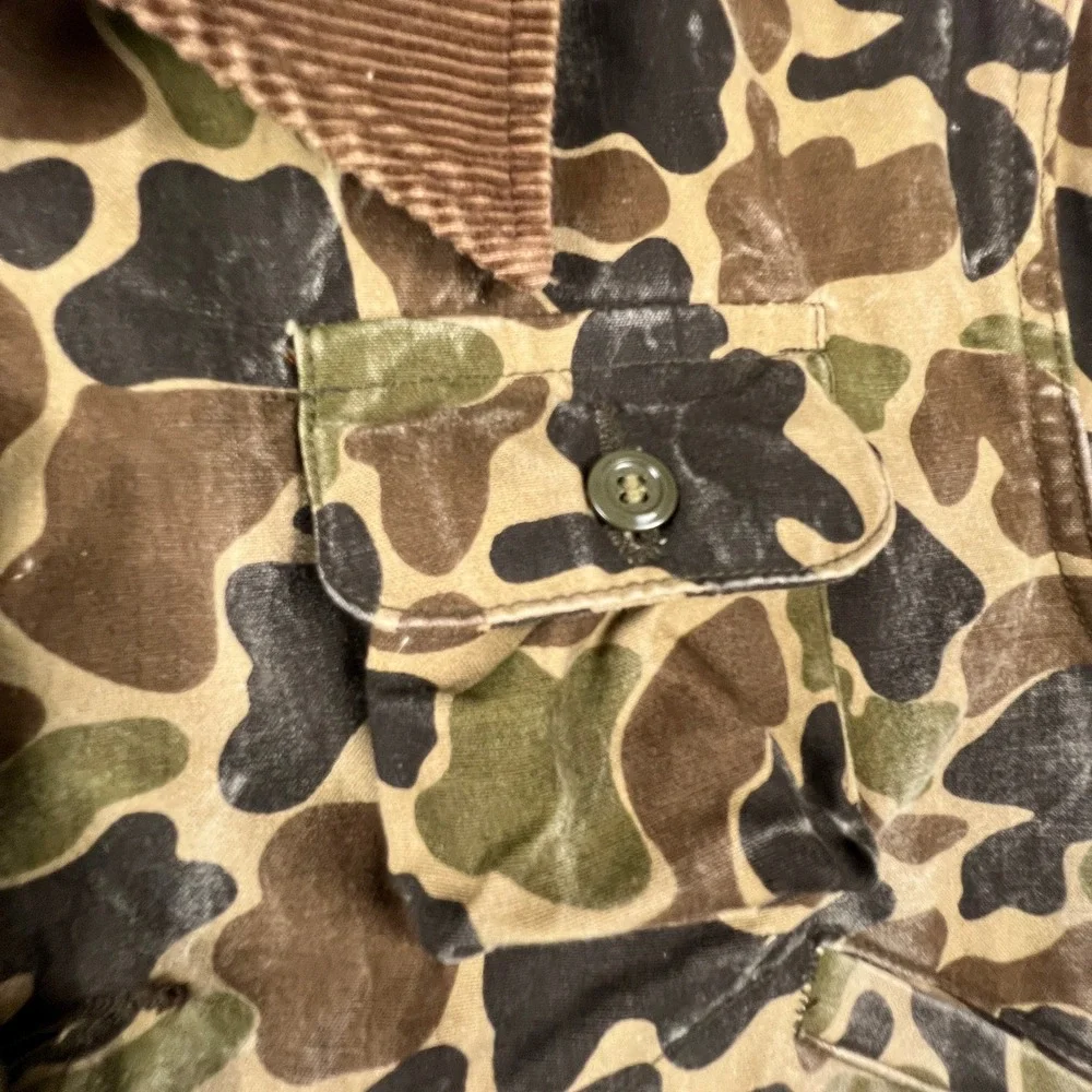 RedHead Bone-Dry Hunting Jacket Men 44 Camo Duck Hunter Vintage Canvas FieldCoat